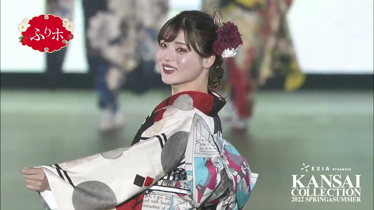 アリス　着物 EXIA Presents KANSAI COLLECTION2022 SPRING＆SUMMERにスタジオアリス