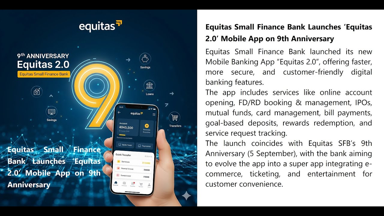 Equitas Small Finance Bank Launches ‘Equitas 2.0’ BANKING AND FINANCIAL AWARENESS FOR RRB SCALE 2 3