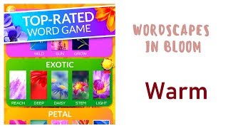 Wordscapes In Bloom Warm Answers screenshot 3