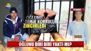 Oğlunu diri diri yaktı mı?