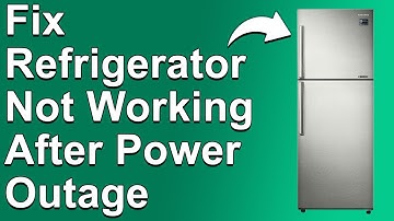 How To Fix Refrigerator Not Working After Power Outage (What Causes It And Steps To Solve The Issue)