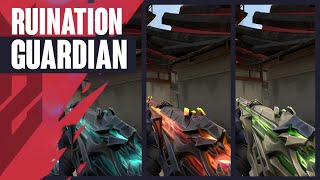 Ruination Guardian Skin Showcase - Valorant Ruination Skins
