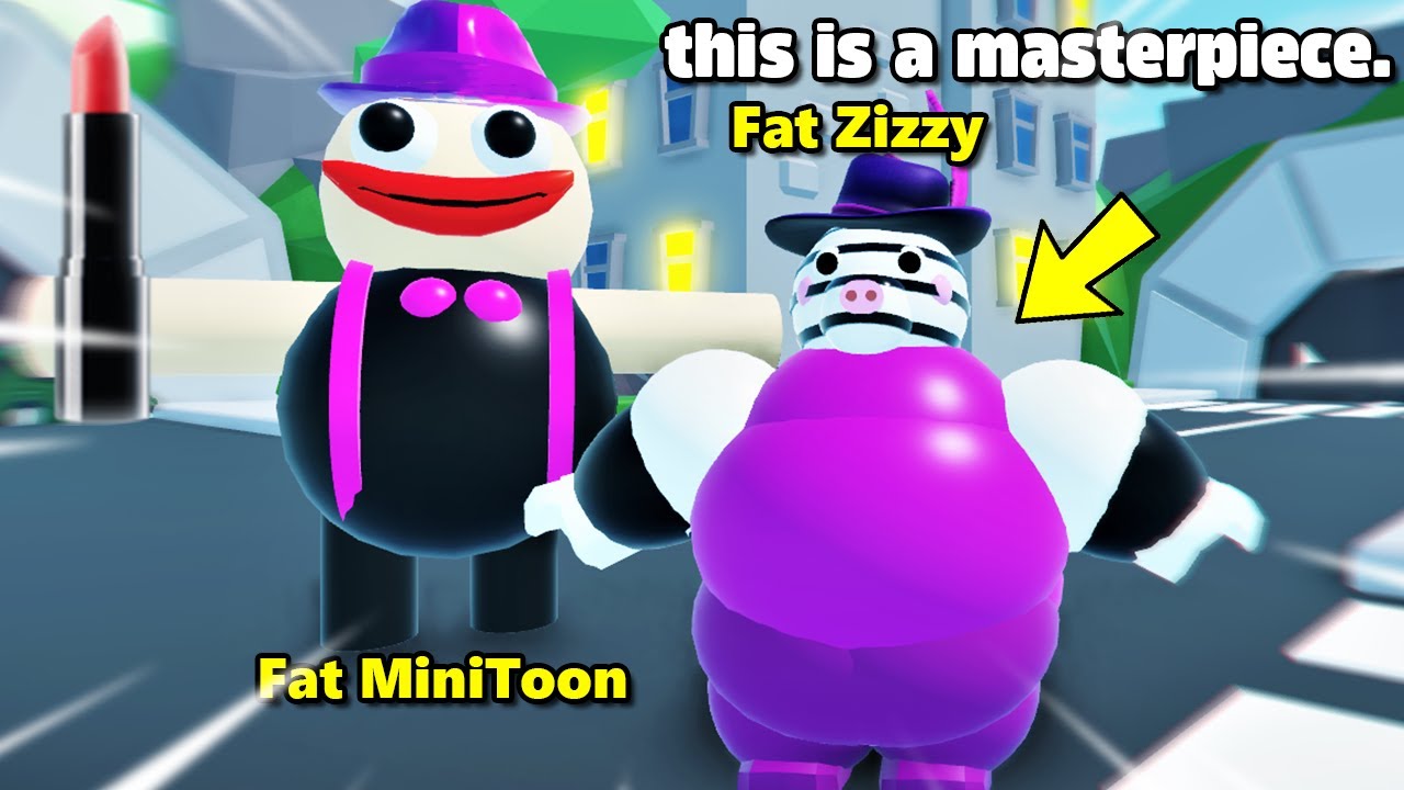 Youtube Video Statistics For Roblox Piggy Fat Minitoon Vs Fat Zizzy Simulator Noxinfluencer - fat simulator in roblox player