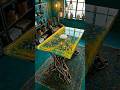 Epic Broken Glass & Epoxy Resin Table DIY 🌹