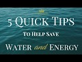 Tips On Saving Water & Energy While On Holiday | Crown & Champa Resorts
