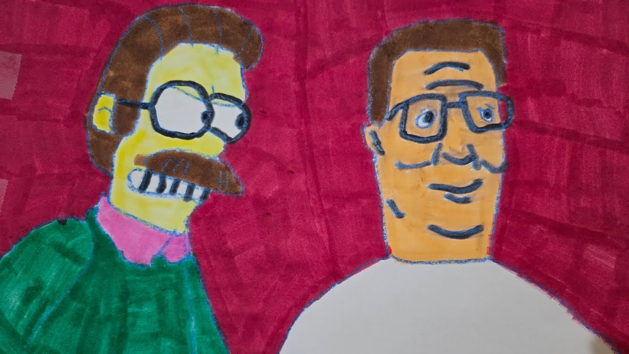 Ned Flanders vs Hank Hill. Epic Rap Battles Of Series And Movies Season 4.