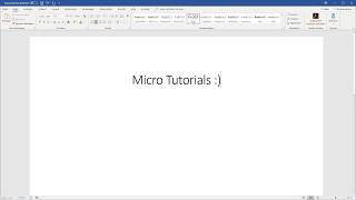 Microtutorials