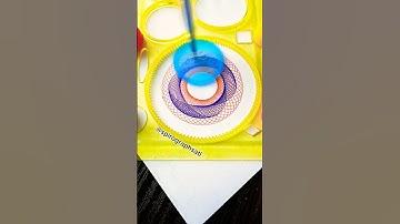 Spirograph Perfection — Oddly Satisfying 🌀 #oddlysatisfying #spirograph #relaxingarttherapy #shorts