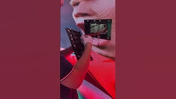 Amazing! The Last Puzzle Piece Brings a Person to Life!#leddisplay #ledscreen #ledwall