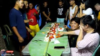 Boodle Fight after Christmas Party