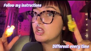 ASMR that changes every time you watch it (guess the trigger at the end!)