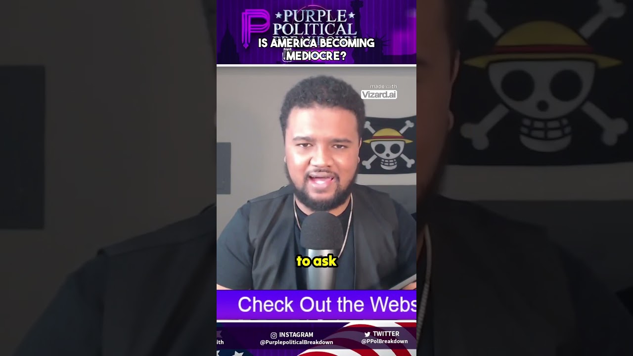 Is America becoming Mediocre? #america #government #politics #podcast