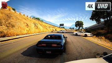 GTA V 2020 - Realism Beyond - Ray-Tracing - Photorealistic Graphics MOD Gameplay - 4K - Cinematic