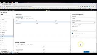 How to create an DNS A record with Windows Admin Center