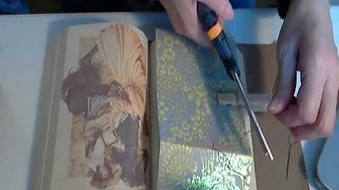 Part 2: Altered Book-  Making the Little Booklet