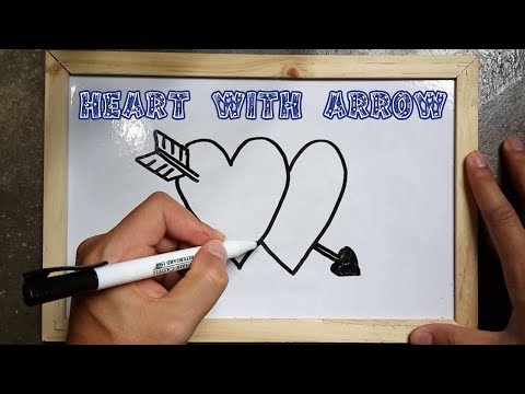 How to Draw a Heart with Arrow Step by Step – Easy Drawing Tutorials for Beginners & Kids
