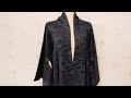 着物からジャケットに簡単リメイクしますSimple remake from kimono to jacket