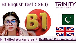 Trinity College London - ISE-1 (B1) Integrated Speaking and Listening|| Full Mock Test || UKVI 2024