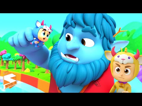 Três Billy Goat Gruff | Fingir e brincar | Kids Tv em Português | Musica infantil e educação