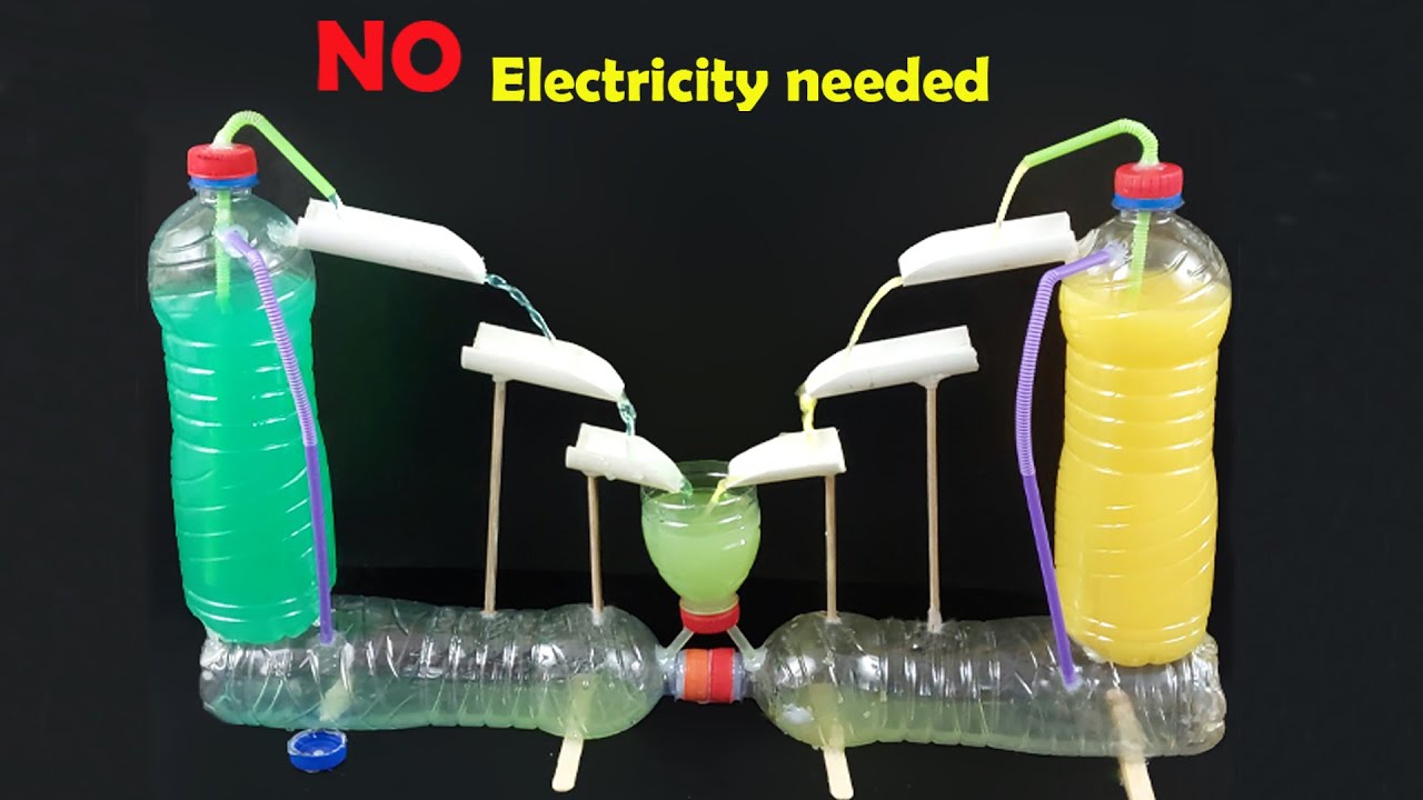 How to make Automatic water Fountain Without Electricity Nonstop