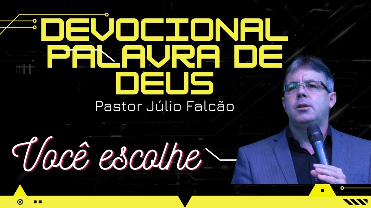 PASTOR JÚLIO FALCÃO - NÃO SAIBA A TUA MÃO ESQUERDA O QUE FAZ A TUA DIREITA!  