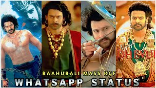 Prabhas Anna Baahubali Toofan Vershion Mass💥💥💥 Whatsapp Status 2022...