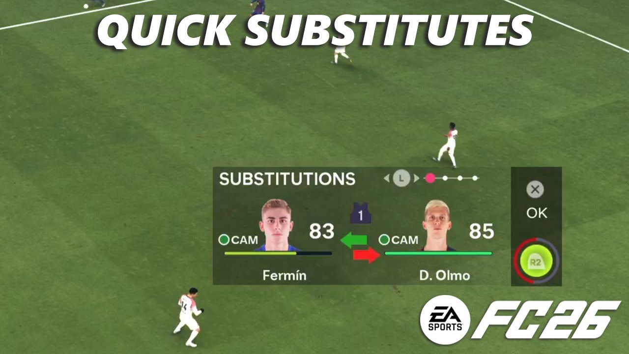 Как включить/выключить быстрые замены в FC 26