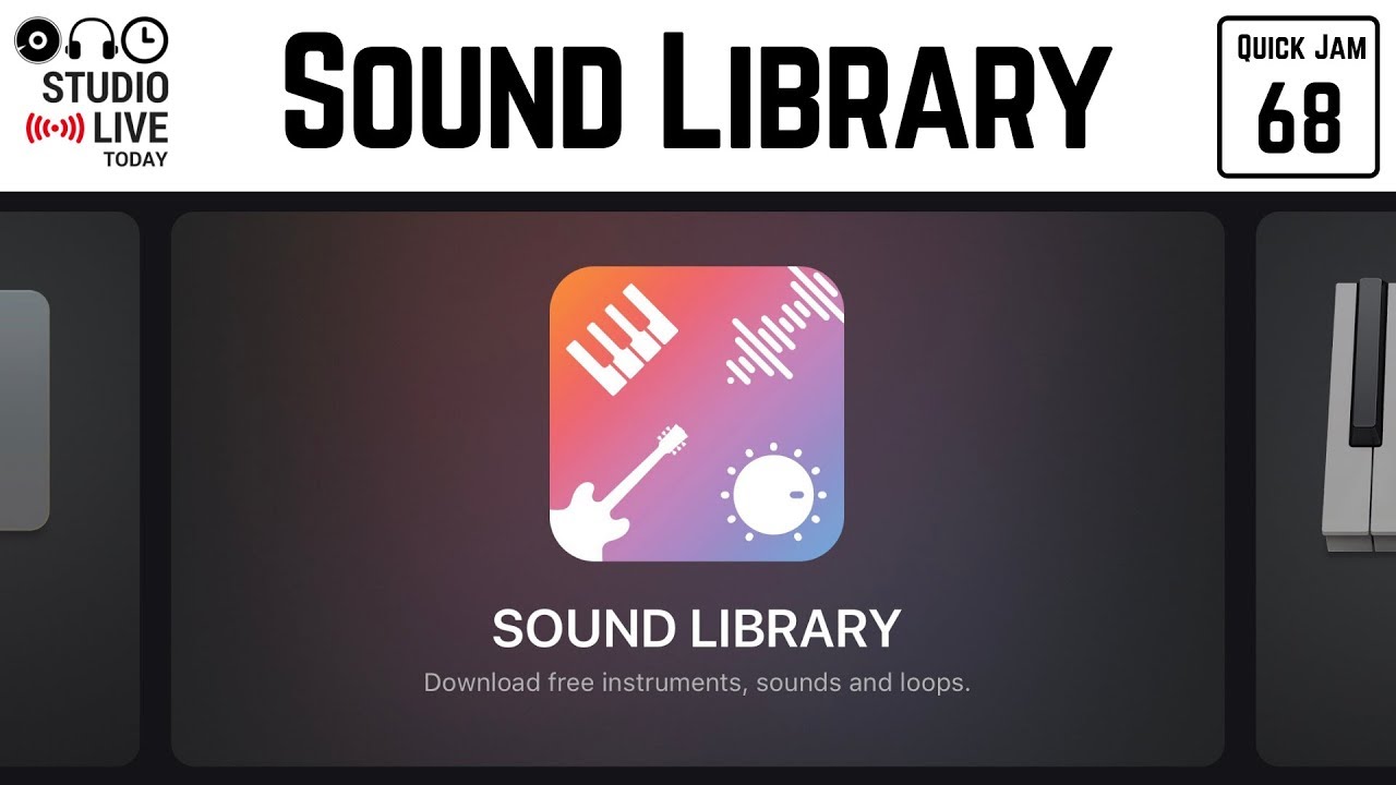 How To Add More Sounds In Garageband Ios Using Sound Library Ipad Iphone Youtube
