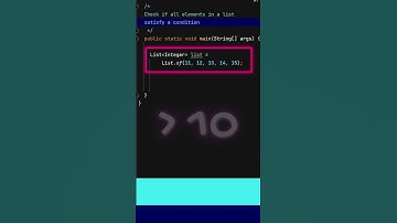 Java Stream API allMatch method #shorts #java #trending #programming #coding #java8stream