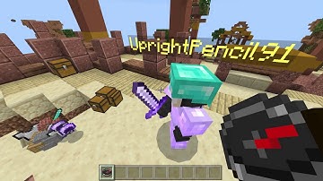 Minecraft cubecraft {bedrock} solo skywars Hacker