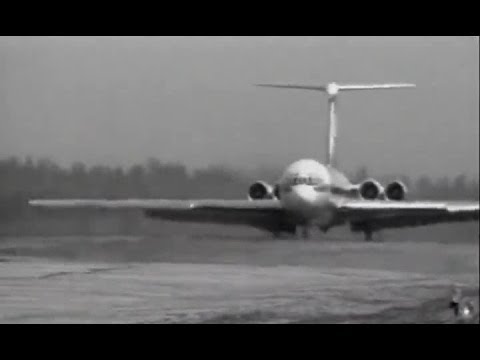 Ilyushin IL-62 Interflug at Moscow Sheremetyevo Airport, 1972