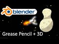 I Land on the Moon with Blender Grease Pencil