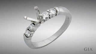 How to Size Down a Platinum Ruthenium Ring with Diamonds Using a Torch | GIA