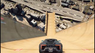 Gta 5 Big Ramp Crash Tests/Jumps Ragdolls