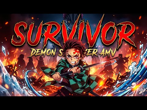 Demon Slayer AMV - Survivor x I Will Survive (Mashup)