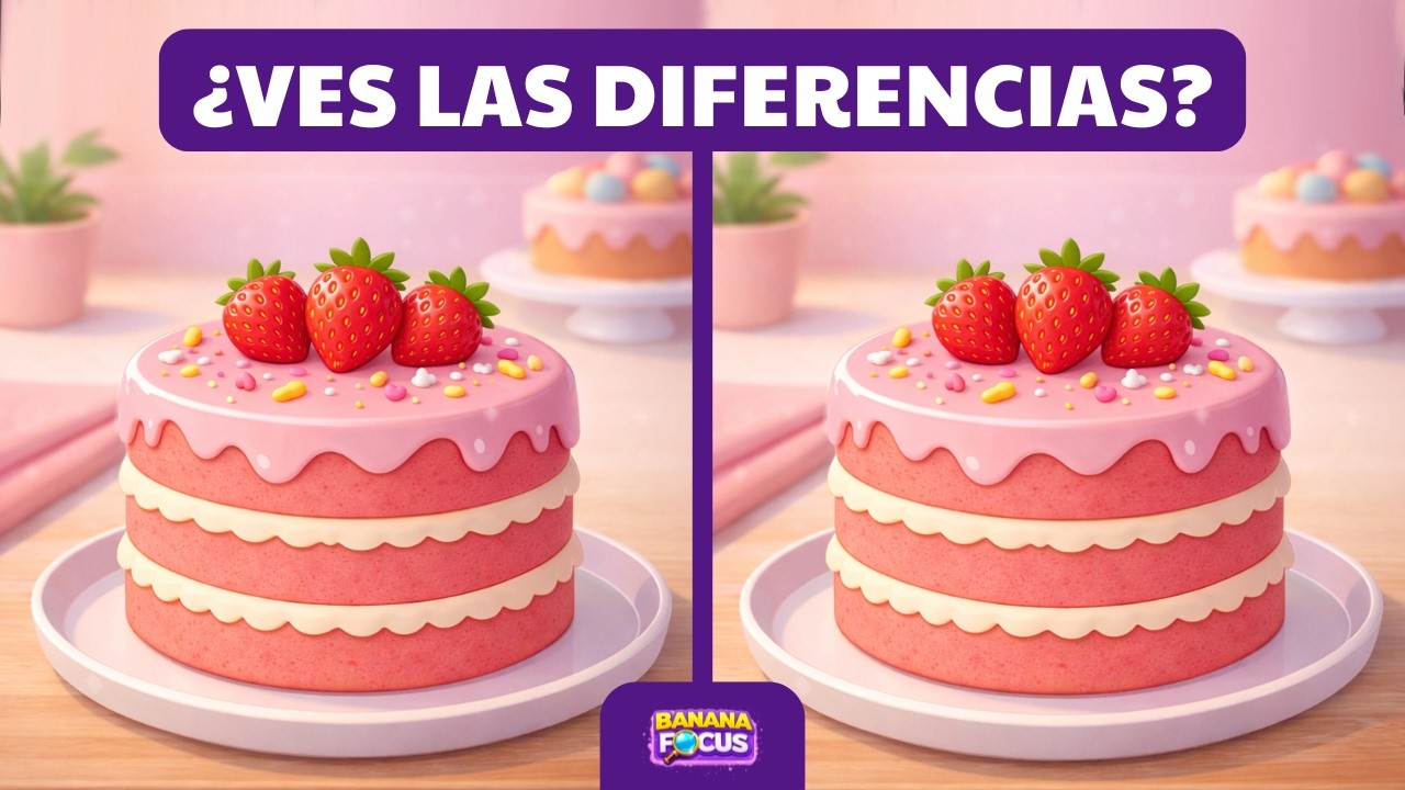 Encuentra las Diferencias 🥖 Reto Visual | Ejercicio Mental y Desafío de Observación