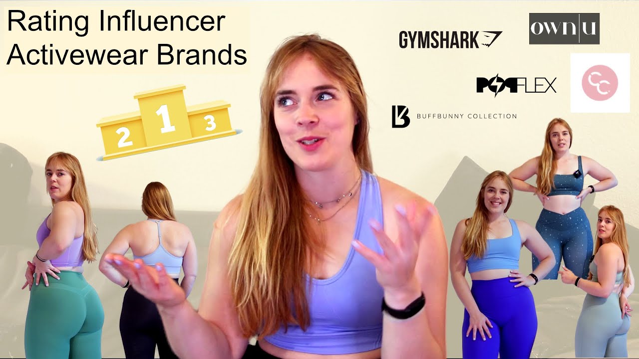 Rating and Ranking Fitness Influencer Activewear Brands Who Makes The