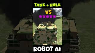 TANK + HULK VS ROBOT AI #indianbikesdriving3d #gaming
