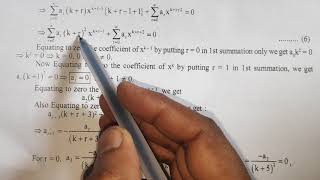Frobenius Method Part-3