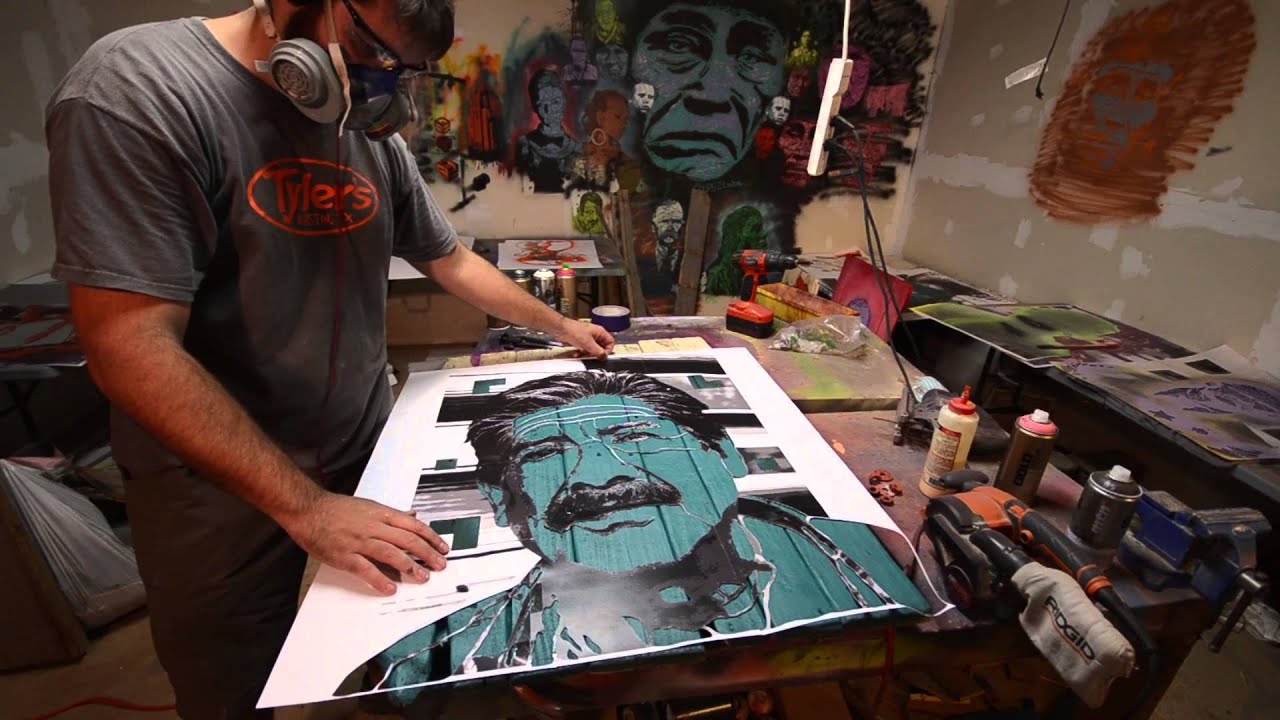 Jorge From San Miguel (Stencil Art)