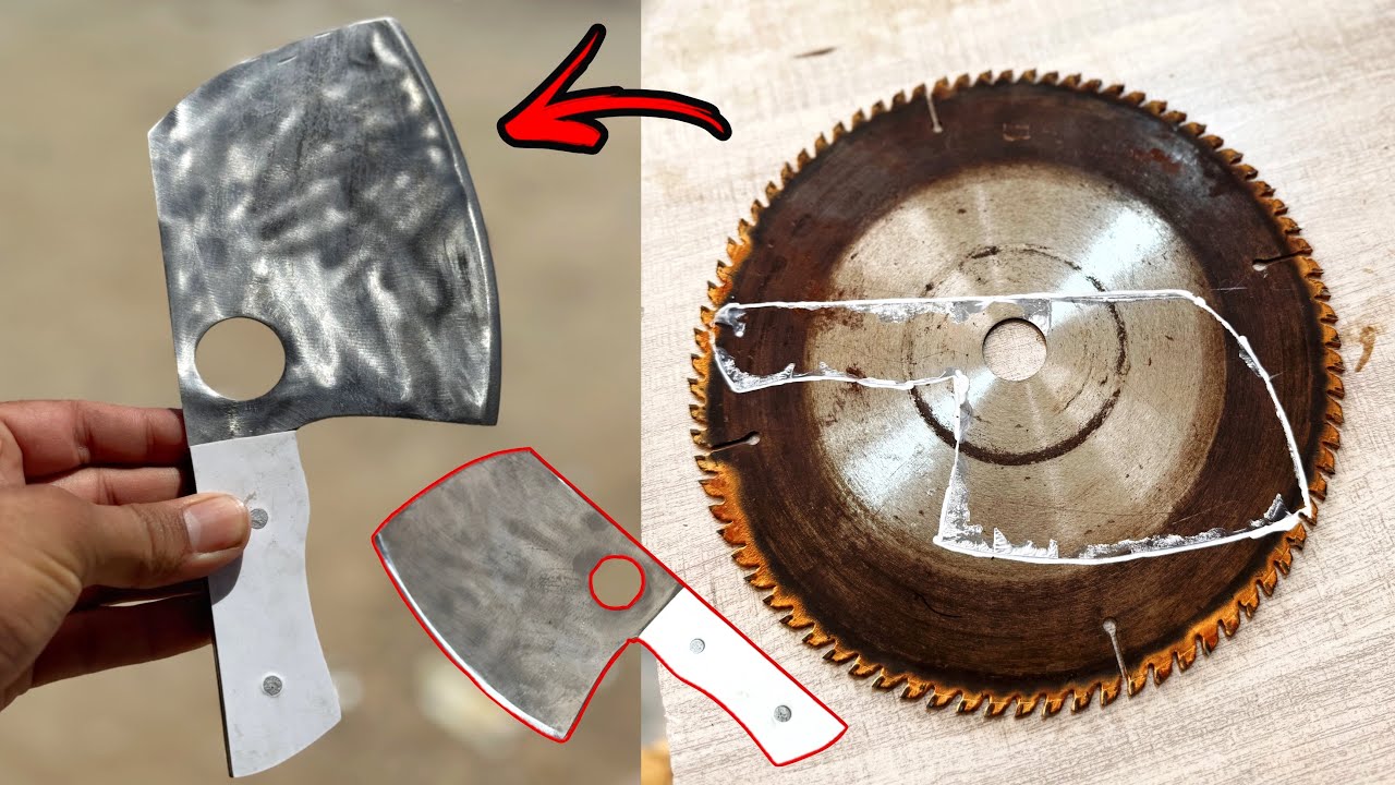 From Scrap to Sharp: Brake Lever Knife, Saw Blade Chopper & Iron pipe Clamp