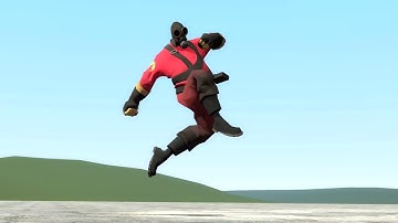 [GMod] Animation study: Pyro happy run