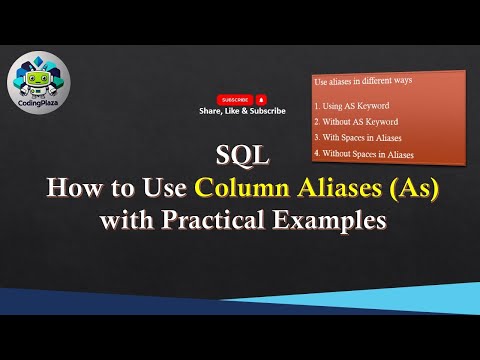 How to Use Column Aliases (As) with Practical Examples