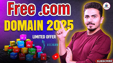 Free .Com Domain 2025 | Free Premium Domain 2025 | Free Domain and Hosting 2025 | Free .com Domain