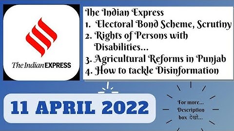 11th April 2022 | Gargi Classes The Indian Express Editorials and Ideas Analysis | Rajani Kant Lata