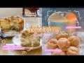 Home-Baking VLOG🍞 Cream puffs, Apple-Cinnamon Crumble Cheesecake & Chiffon Cake