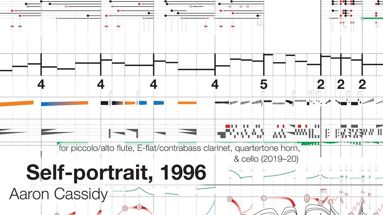 Aaron Cassidy - Self-portrait, 1996 [w/score]