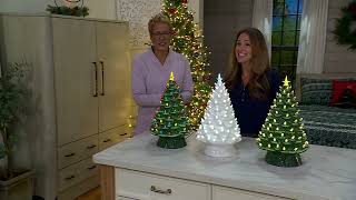 Mr. Christmas 18" Ceramic Nostalgic Tree on QVC