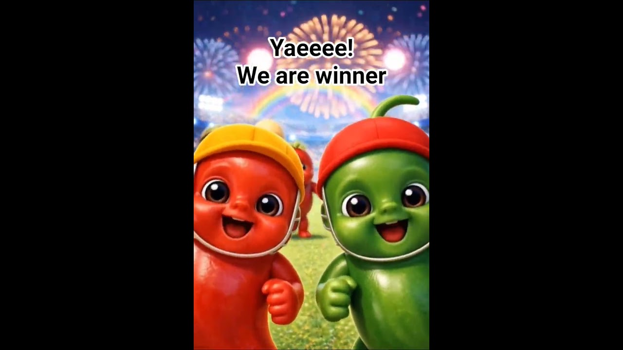 Cute Fruit Cricket Match 🏏🍓 | Fun Kids Cartoon Short | Happy Kids Hub "Cute Fruit Team!"