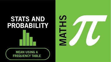 Maths solutions. Statistics & probability - mean using a frequency table